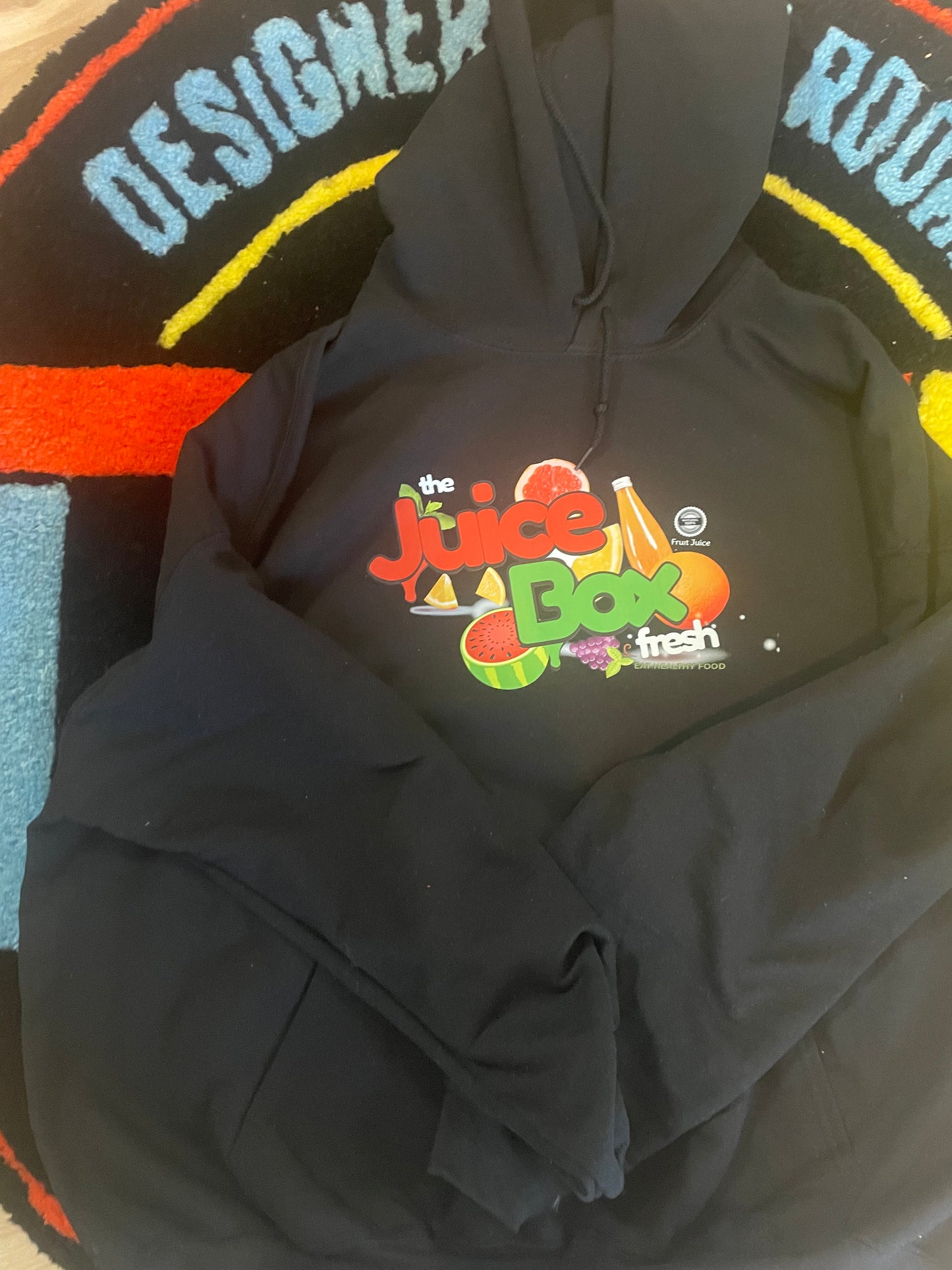 Black juice box hoodie