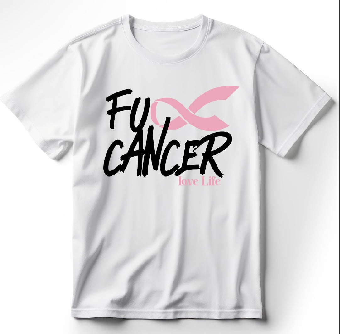 Fu*k CANCER  TEE / breast