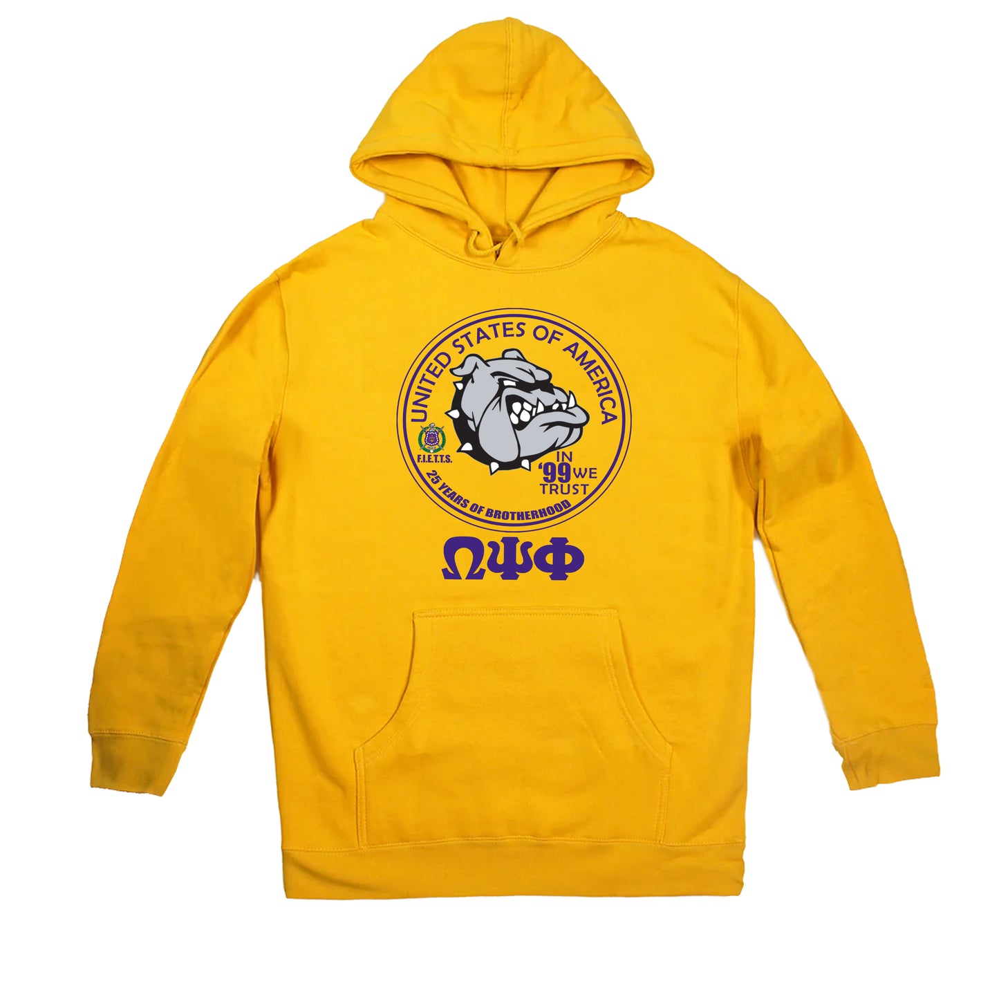 Gold 25 year 99 hoodie