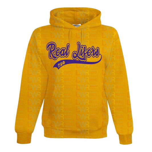 Real lifer baseball hoodie